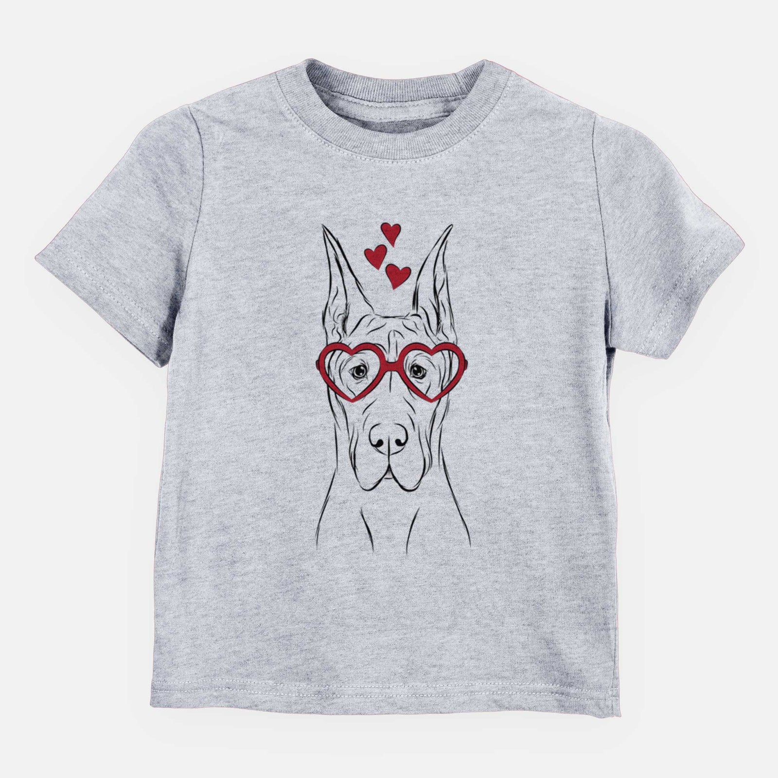 Valentine Jude the Great Dane - Kids/Youth/Toddler Shirt
