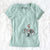 Valentine Julio the Dogo Argentino Mix - Women's V-neck Shirt