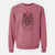 Valentine Kai the Keeshond - Unisex Pigment Dyed Crew Sweatshirt