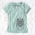 Valentine Kai the Keeshond - Women's V-neck Shirt