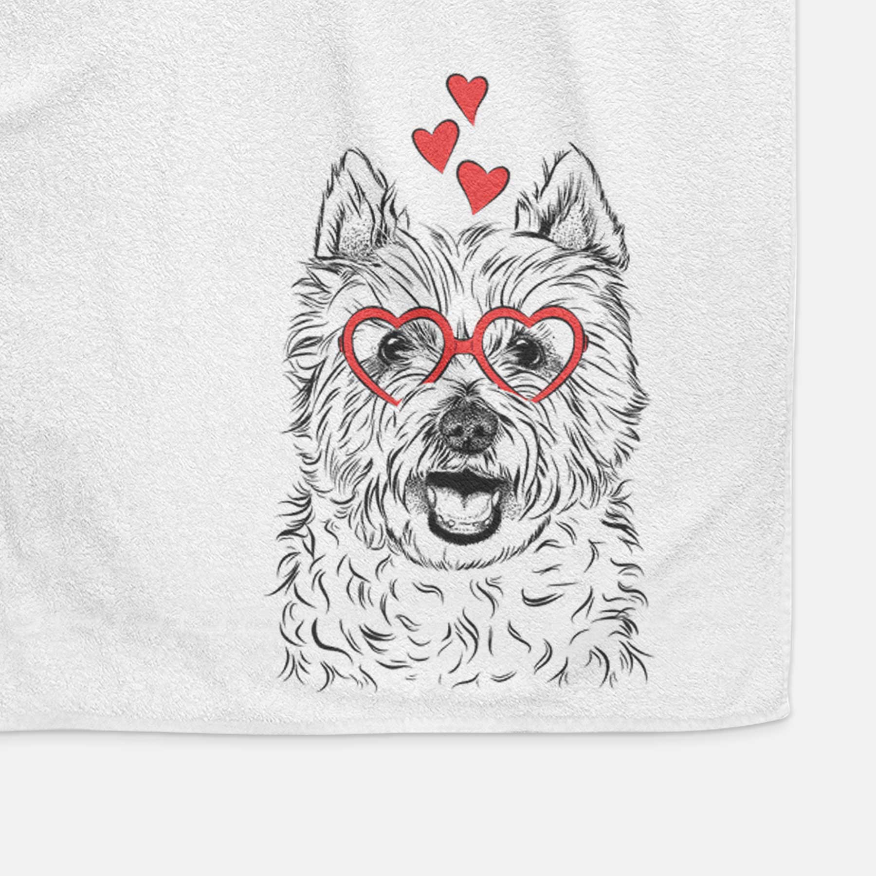 Kami the West Highland Terrier Decorative Hand Towel