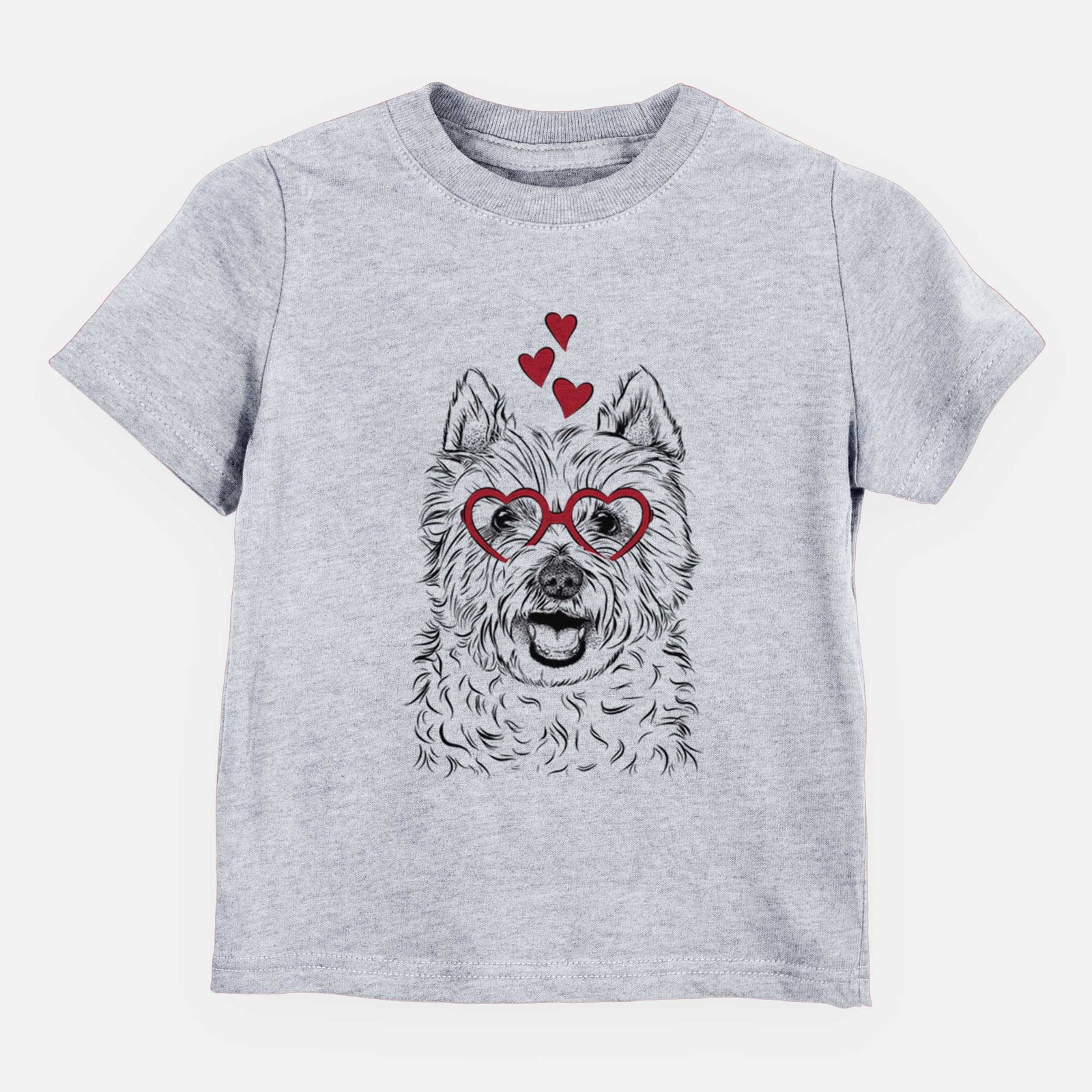 Valentine Kami the West Highland Terrier - Kids/Youth/Toddler Shirt