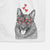 Kasia the Norwegian Elkhound Decorative Hand Towel