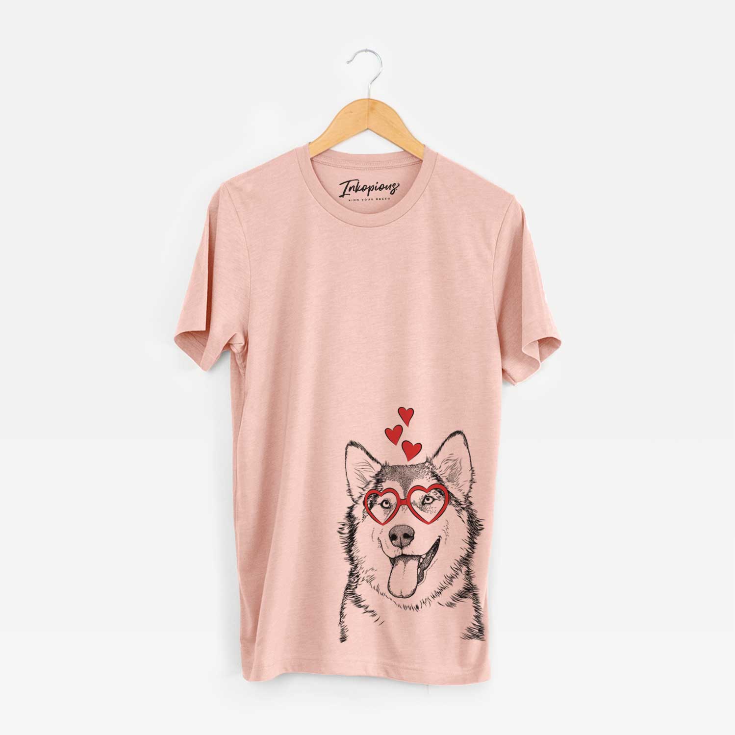 Valentine Kaskae the Alaskan Malamute - Unisex Crewneck