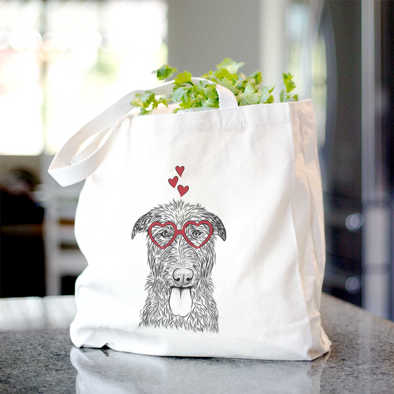 Keeva the Irish Wolfhound - Tote Bag