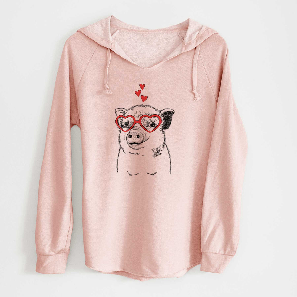 Valentine Kevin the Spotted Pig - Cali Wave Hooded Sweatshirt
