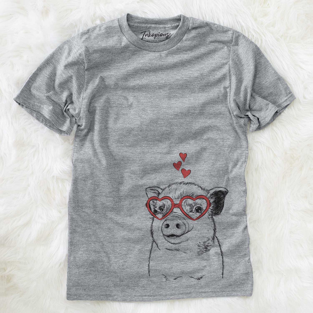 Valentine Kevin the Spotted Pig - Unisex Crewneck