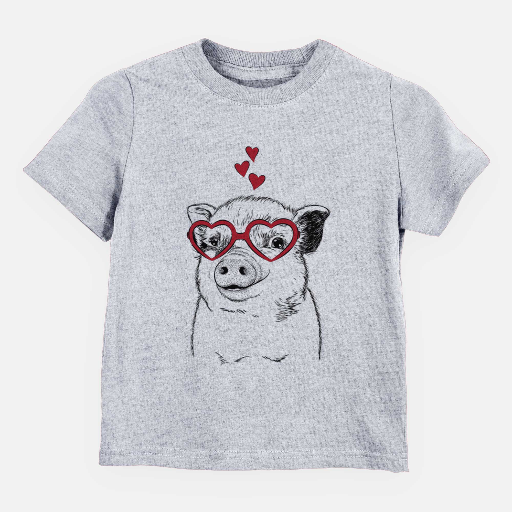 Valentine Kevin the Spotted Pig - Kids/Youth/Toddler Shirt