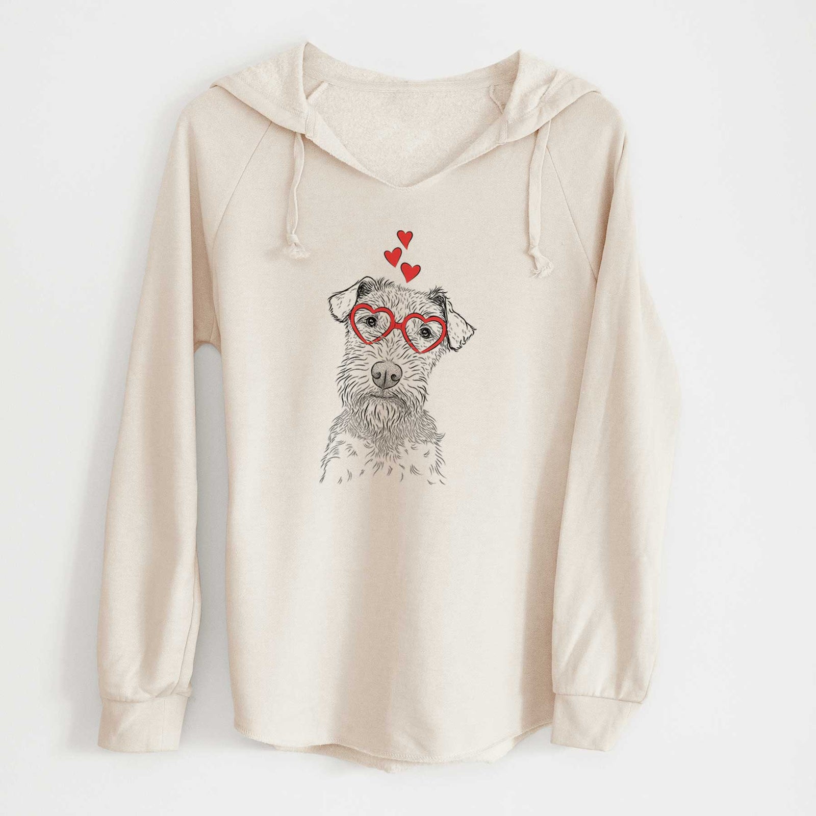 Valentine Kiara the Welsh Terrier - Cali Wave Hooded Sweatshirt