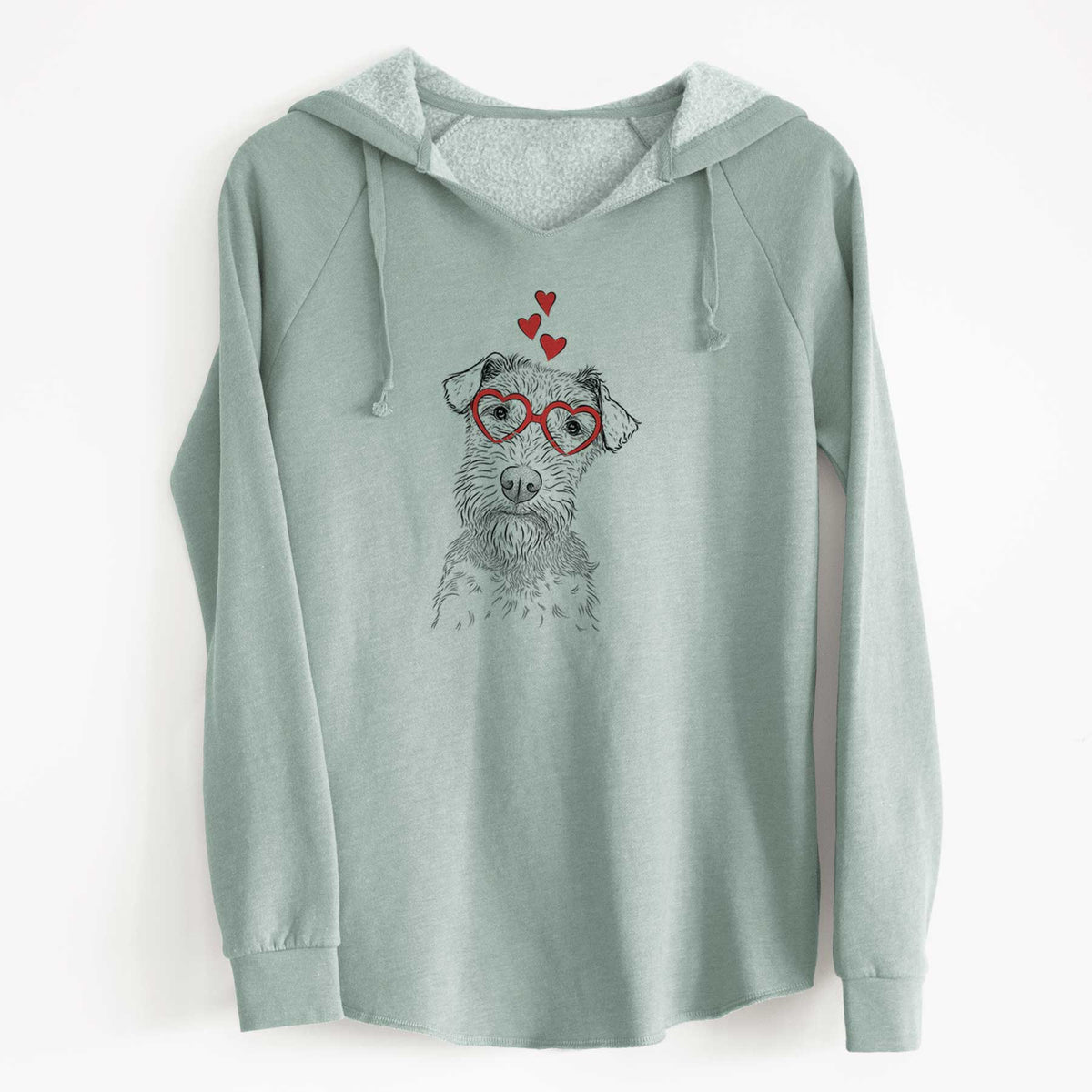 Valentine Kiara the Welsh Terrier - Cali Wave Hooded Sweatshirt