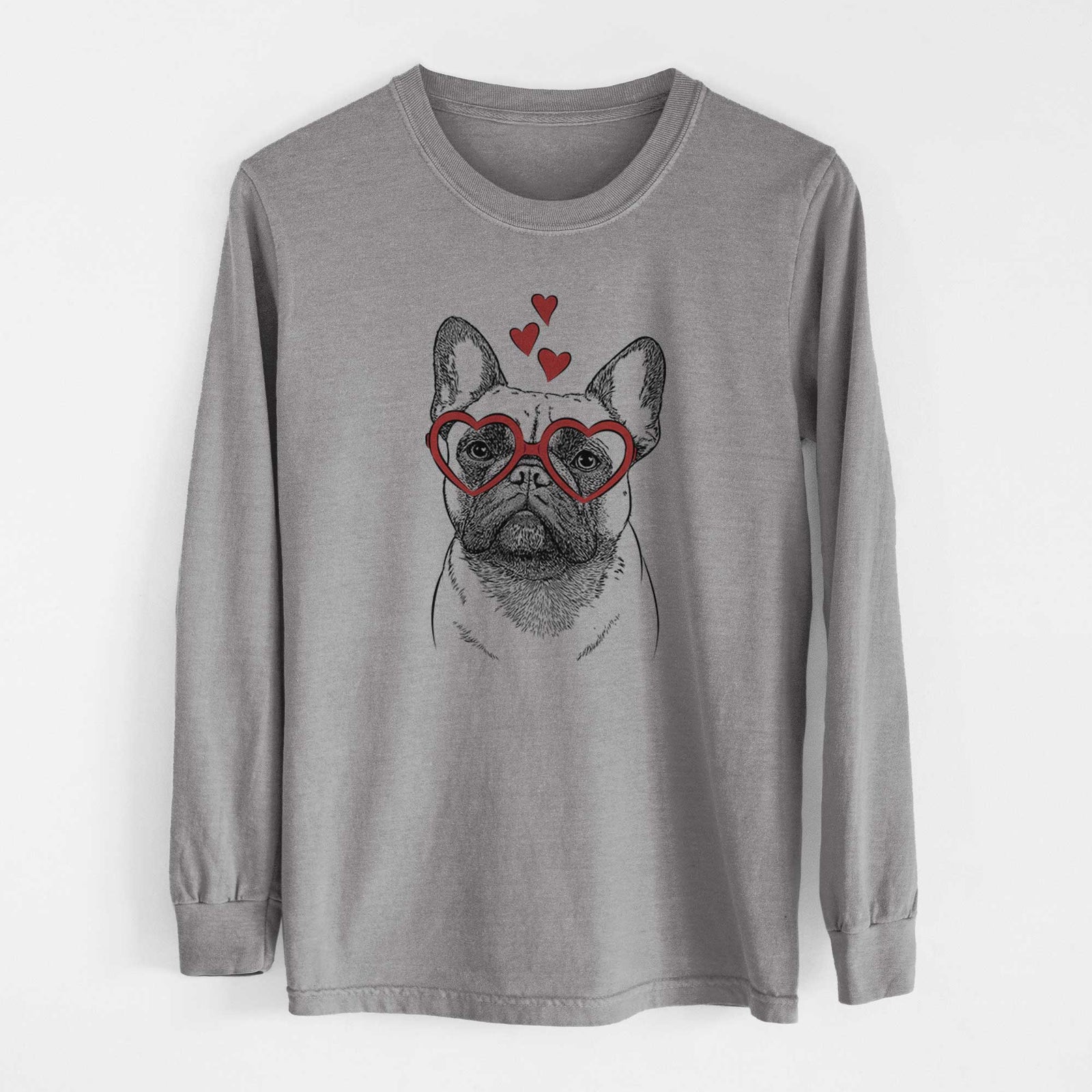 Valentine Kingsleigh the French Bulldog - Heavyweight 100% Cotton Long Sleeve