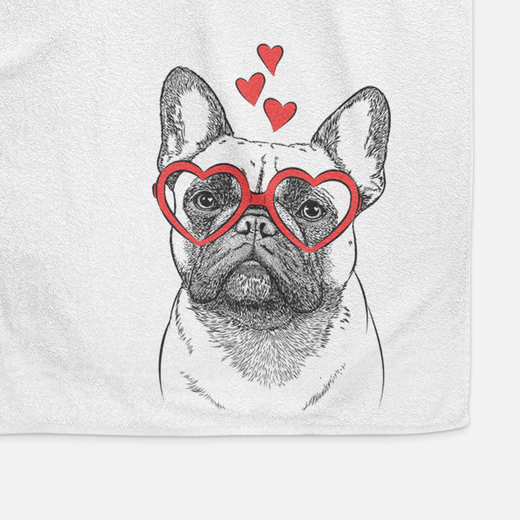 Kingsleigh the French Bulldog Decorative Hand Towel