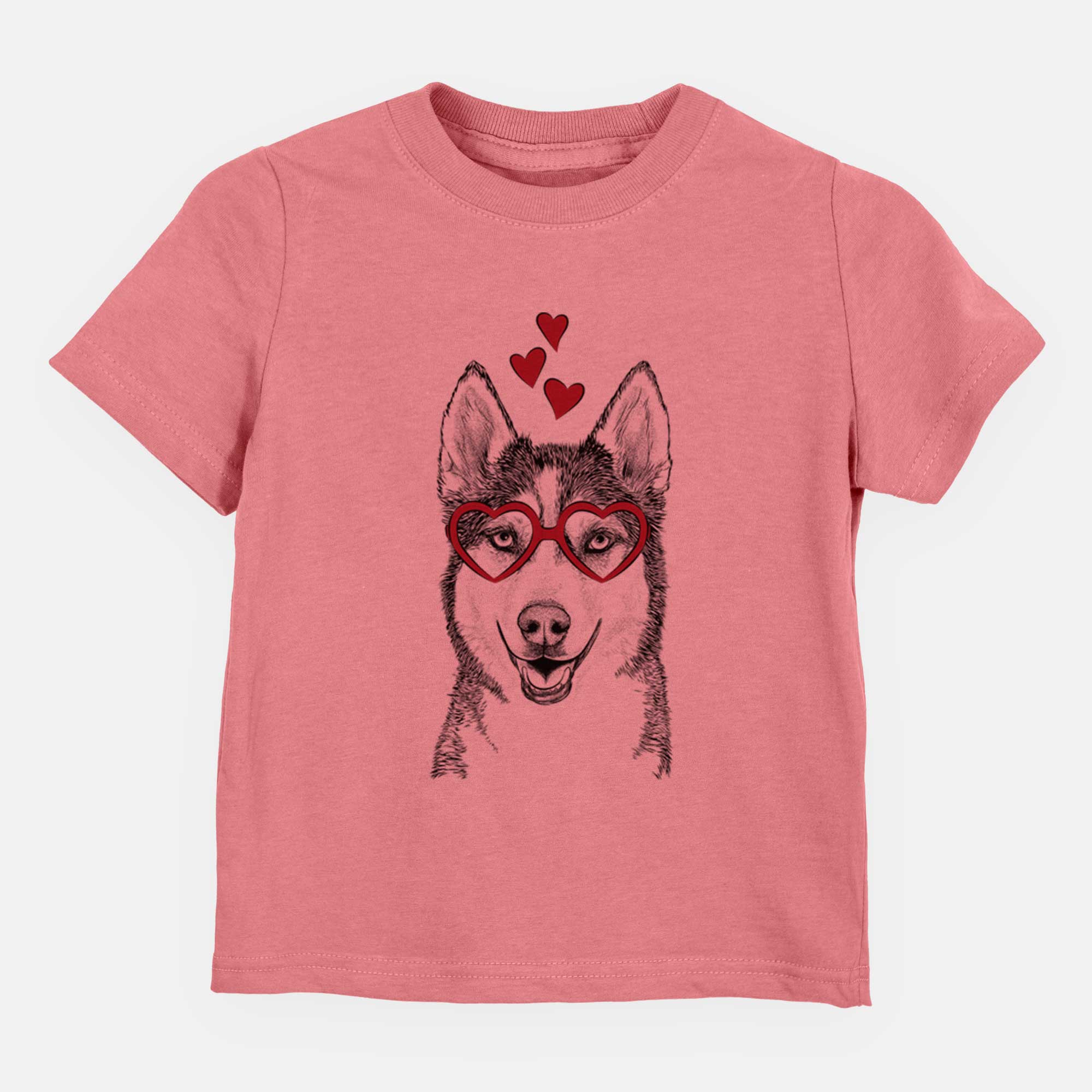 Valentine Kira the Siberian Husky - Kids/Youth/Toddler Shirt