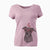 Valentine Kirby the Mountain Cur Mix - Women's V-neck Shirt