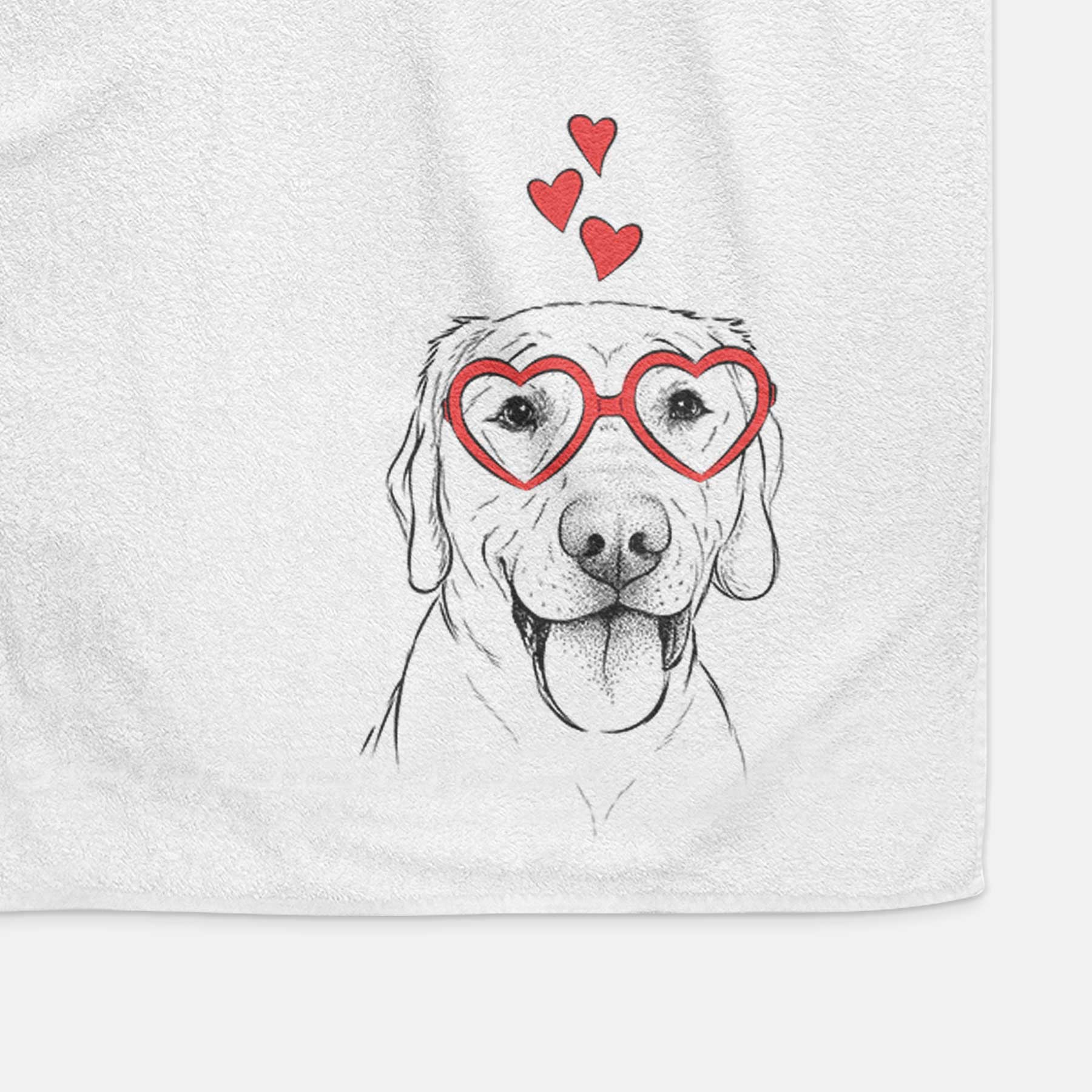 Klay the Labrador Retriever Decorative Hand Towel