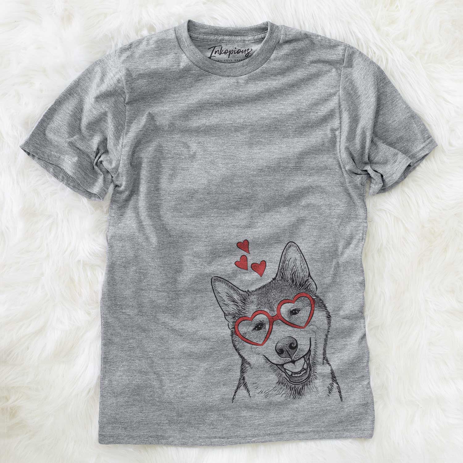 Valentine Koby the Shiba Inu - Unisex Crewneck
