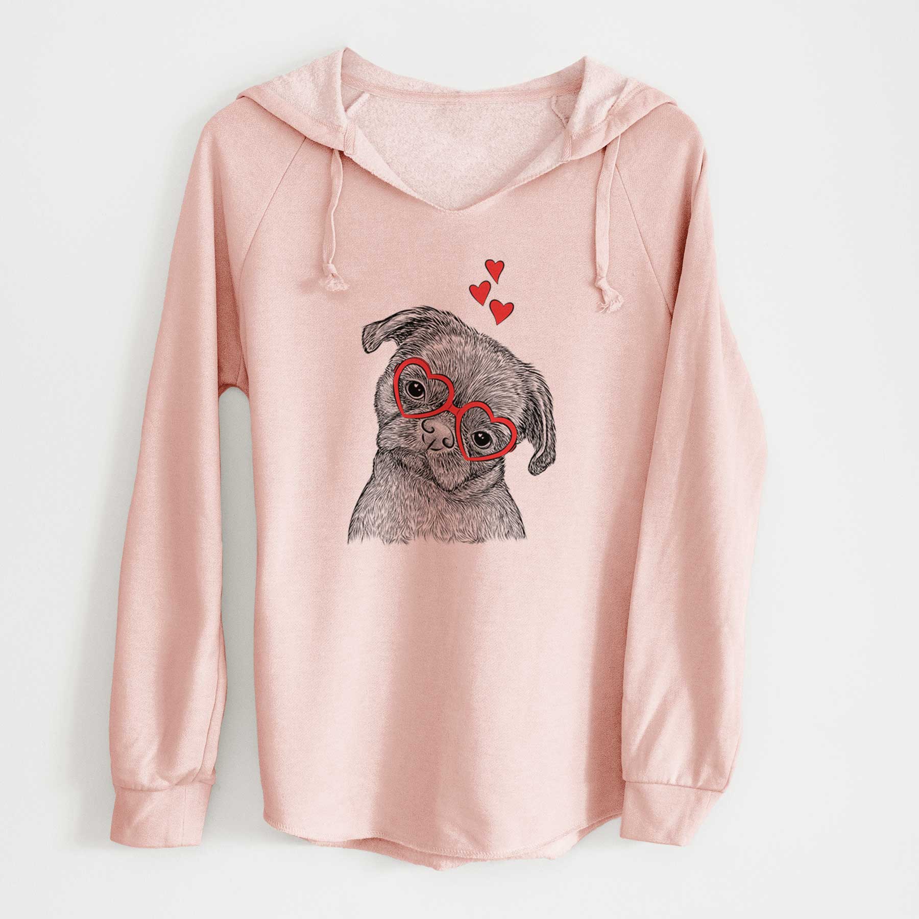 Valentine Koko the Shih Tzu - Cali Wave Hooded Sweatshirt