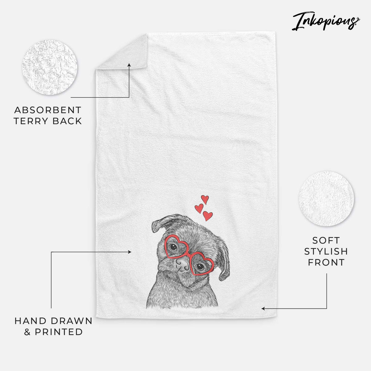 Koko the Shih Tzu Decorative Hand Towel