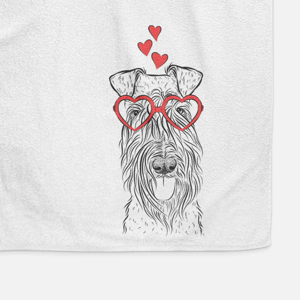 Kricket the Kerry Blue Terrier Decorative Hand Towel