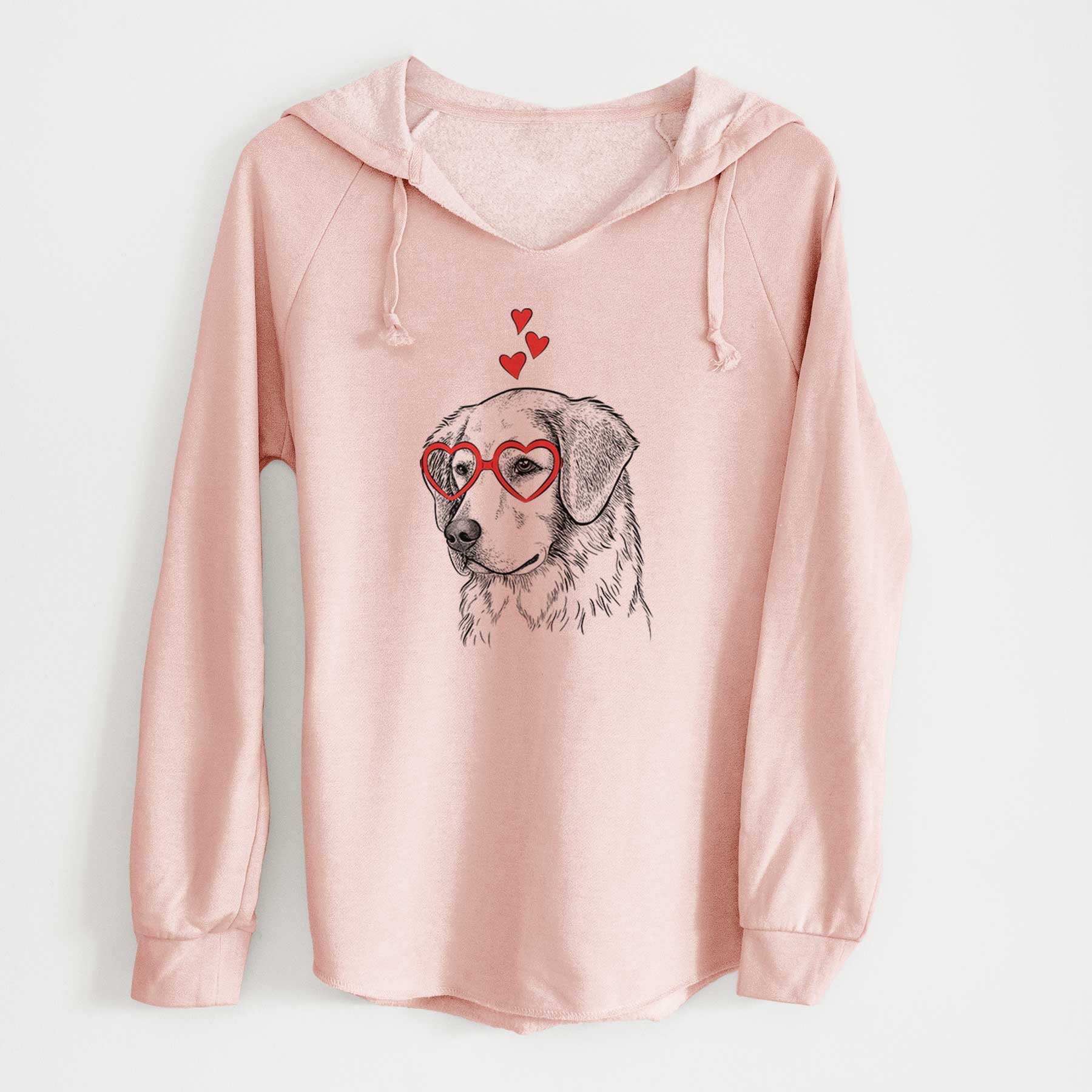 Valentine Kula the Golden Retriever - Cali Wave Hooded Sweatshirt