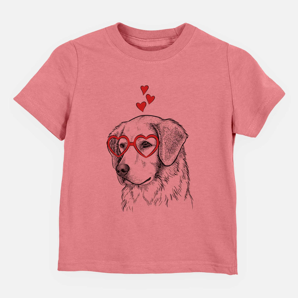 Valentine Kula the Golden Retriever - Kids/Youth/Toddler Shirt
