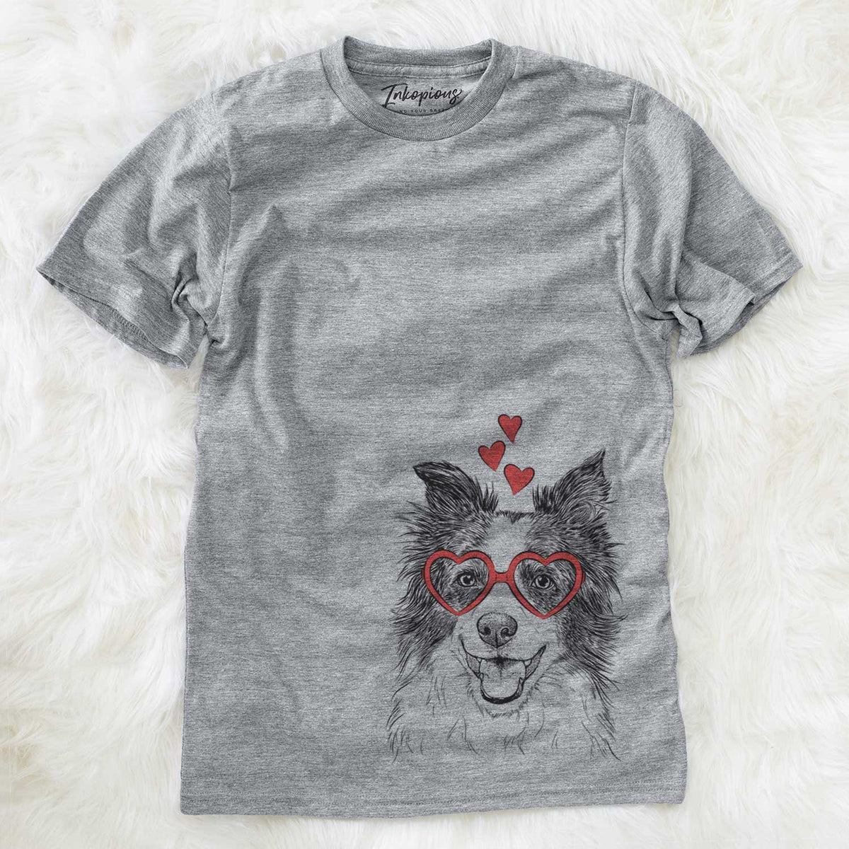 Valentine Kylee the Border Collie - Unisex Crewneck