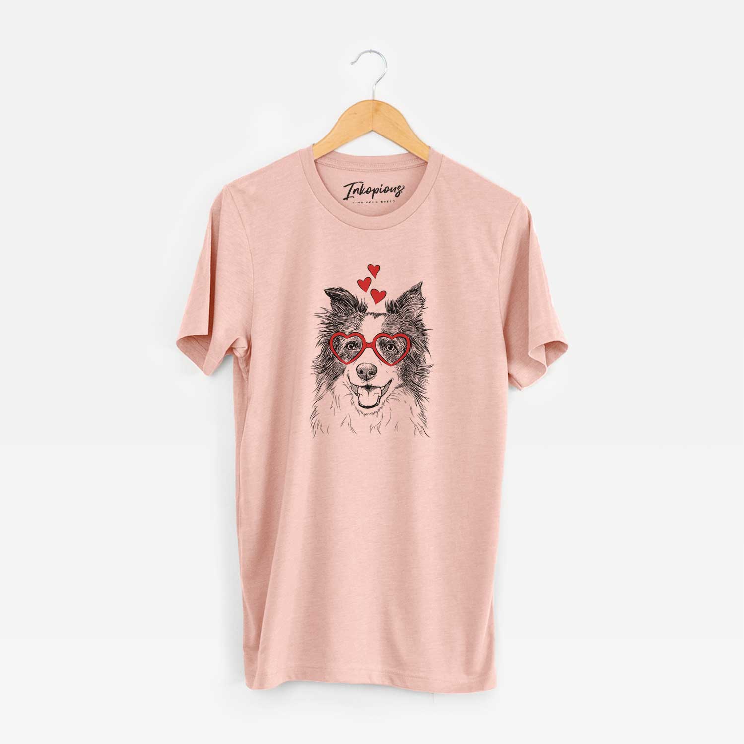 Valentine Kylee the Border Collie - Unisex Crewneck