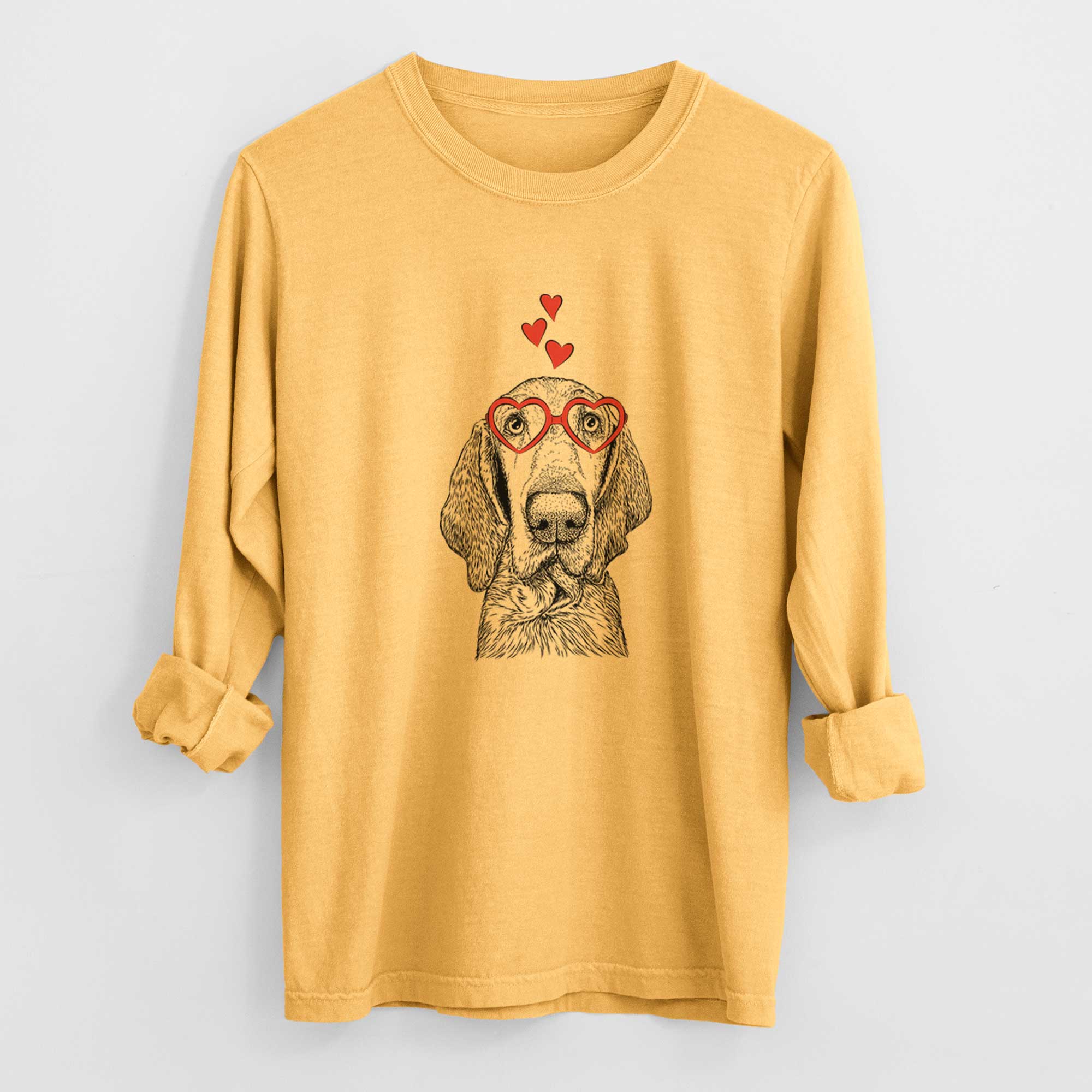 Valentine Kylie the Bracco Italiano - Heavyweight 100% Cotton Long Sleeve