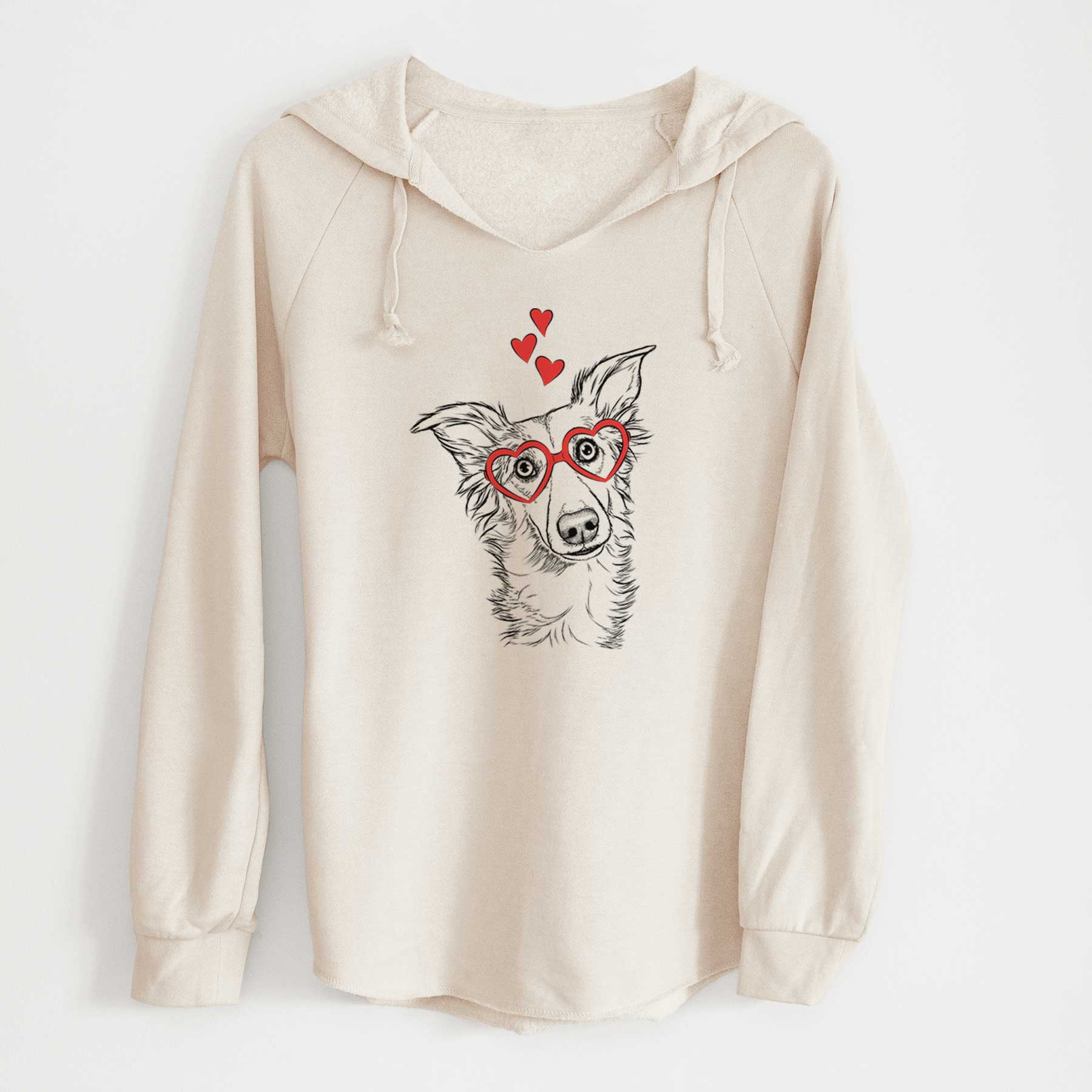 Valentine Kyu the Windsprite - Cali Wave Hooded Sweatshirt