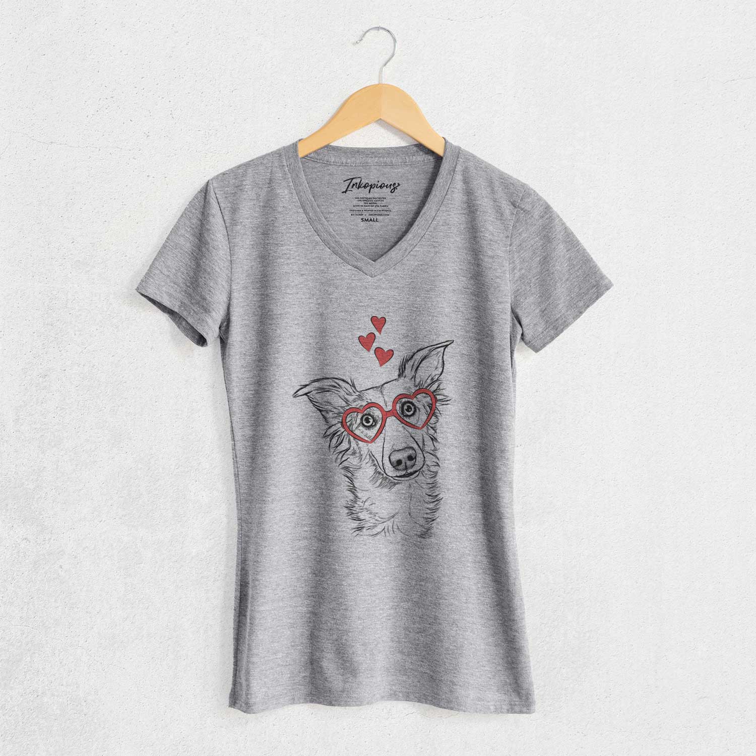 Valentine Kyu the Windsprite - Women's V-neck Shirt