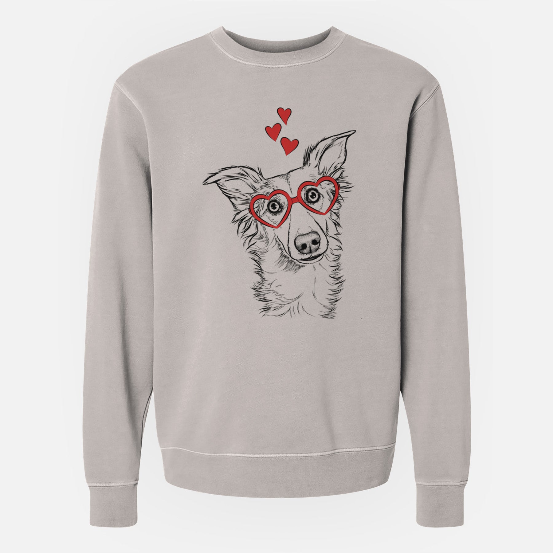 Valentine Kyu the Windsprite - Unisex Pigment Dyed Crew Sweatshirt