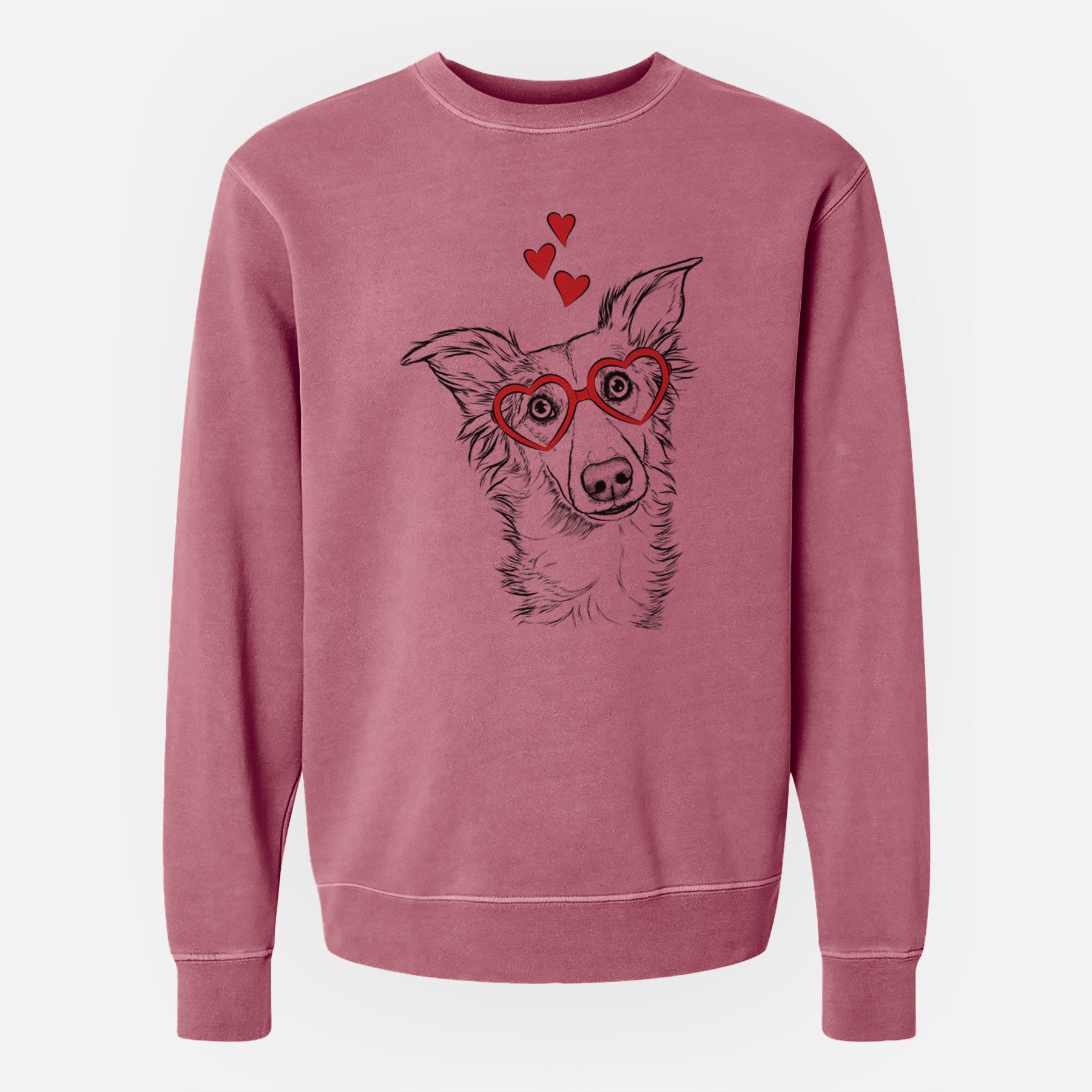 Valentine Kyu the Windsprite - Unisex Pigment Dyed Crew Sweatshirt