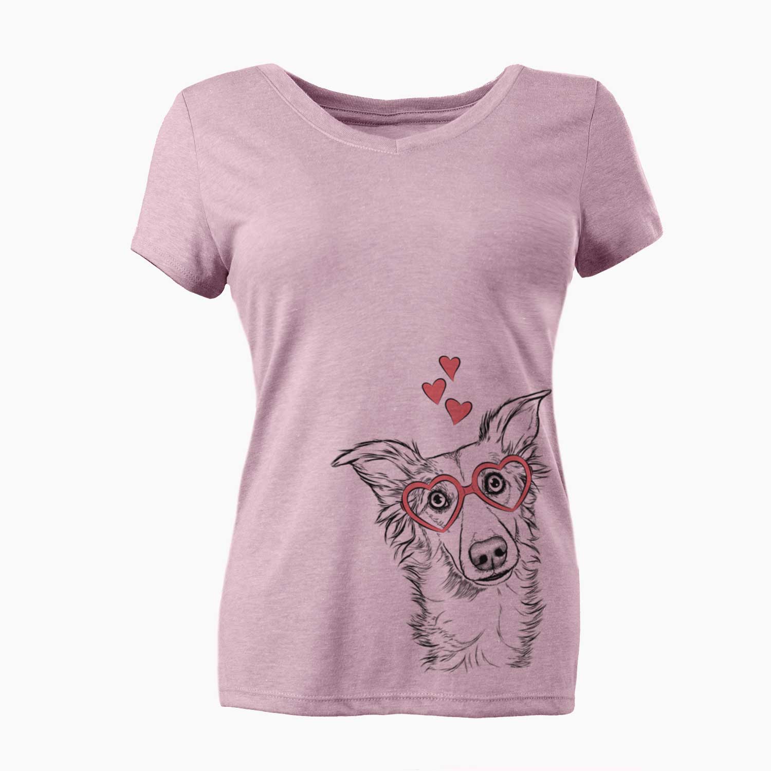 Valentine Kyu the Windsprite - Women's V-neck Shirt