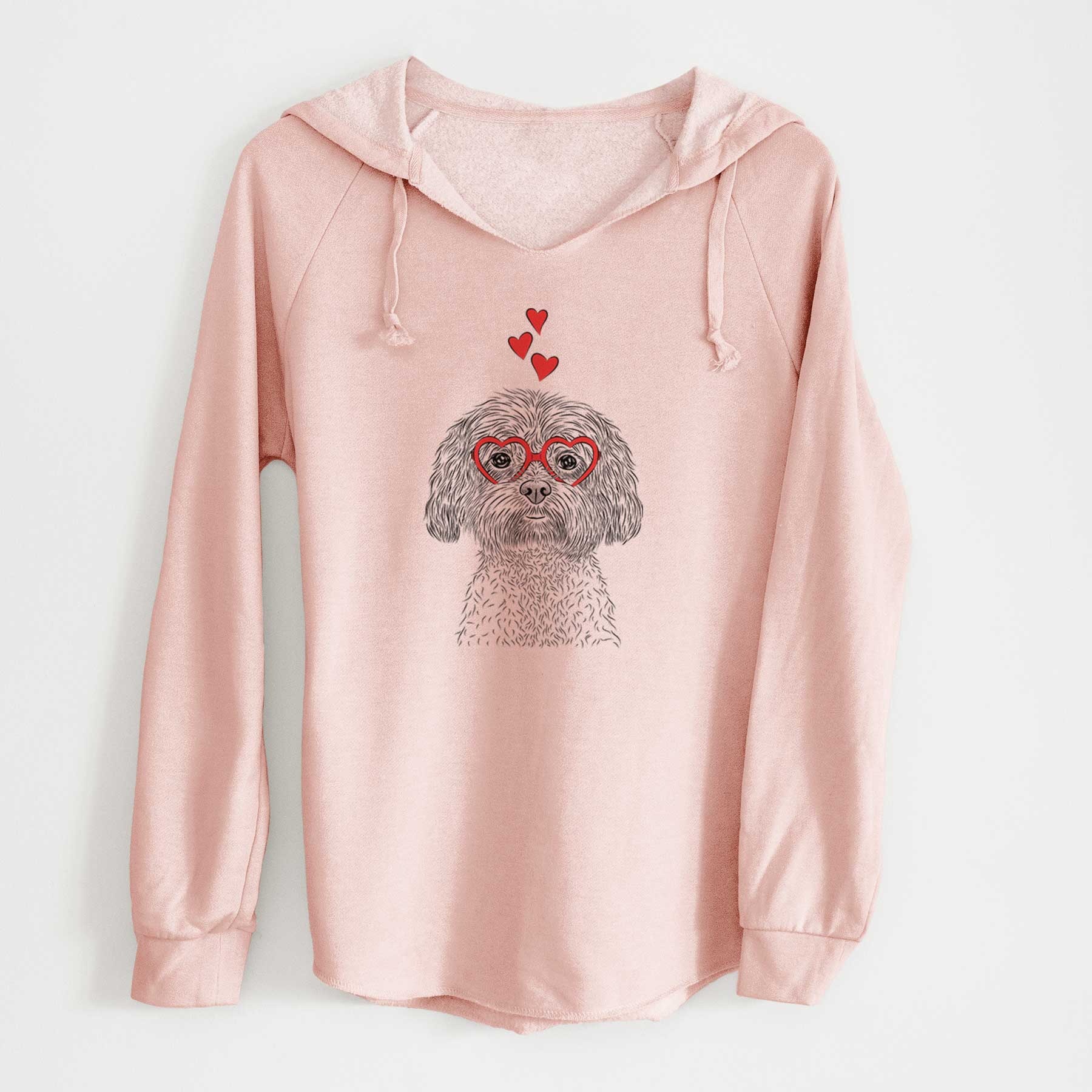 Valentine Lane the Lhasa Apso - Cali Wave Hooded Sweatshirt