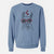 Valentine Larry the Llama - Unisex Pigment Dyed Crew Sweatshirt