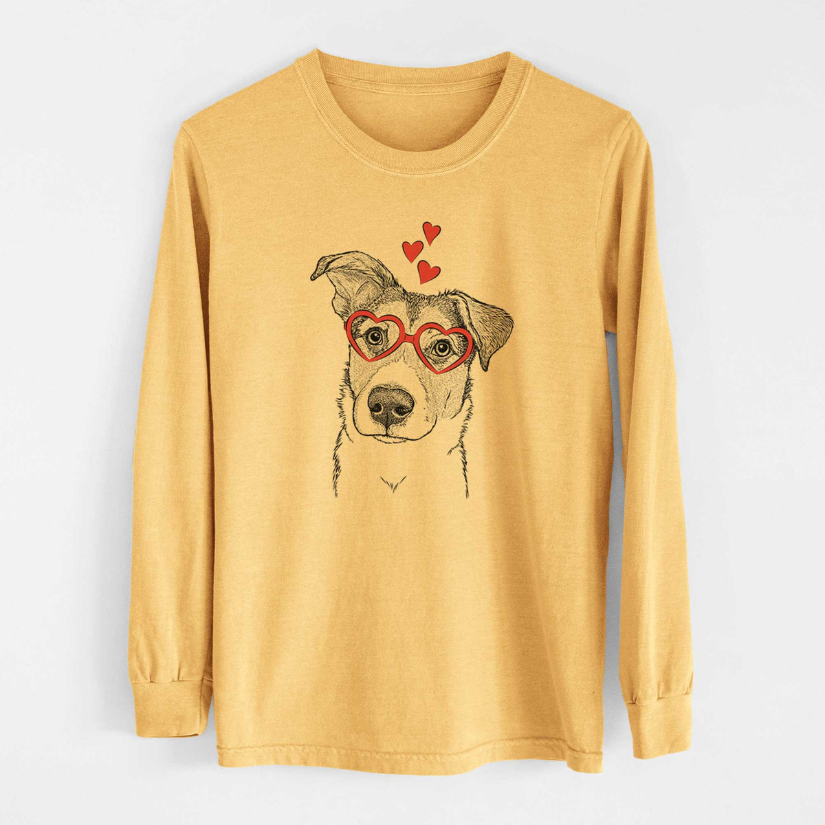 Valentine Leia the Mixed Breed - Heavyweight 100% Cotton Long Sleeve
