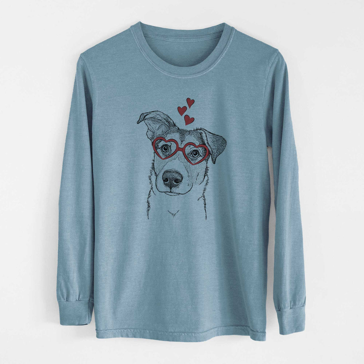 Valentine Leia the Mixed Breed - Heavyweight 100% Cotton Long Sleeve