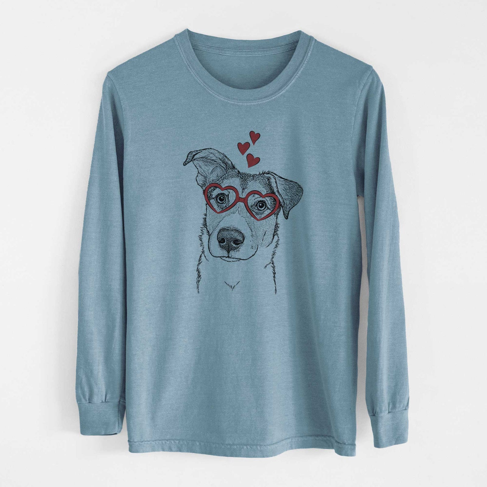 Valentine Leia the Mixed Breed - Heavyweight 100% Cotton Long Sleeve