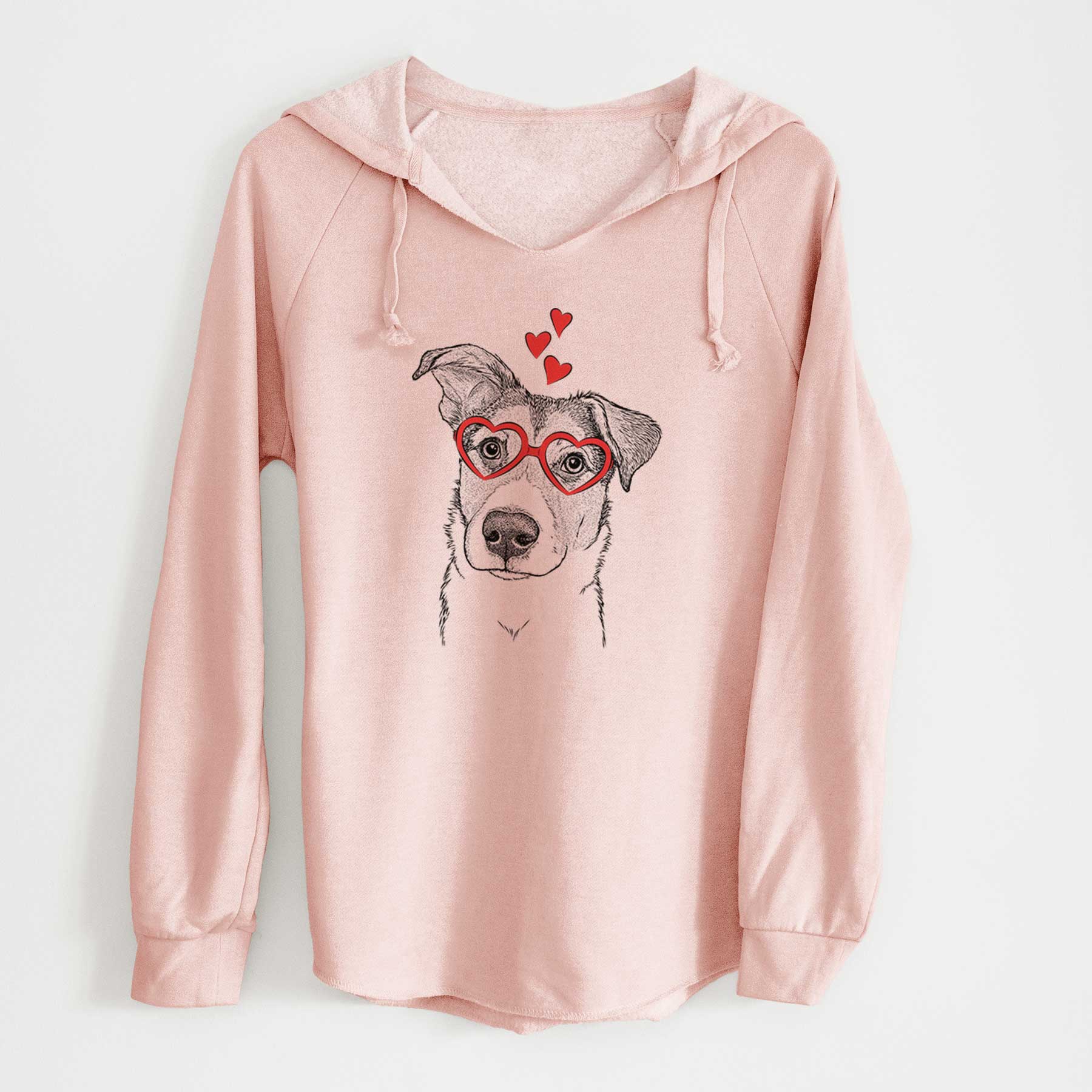 Valentine Leia the Mixed Breed - Cali Wave Hooded Sweatshirt