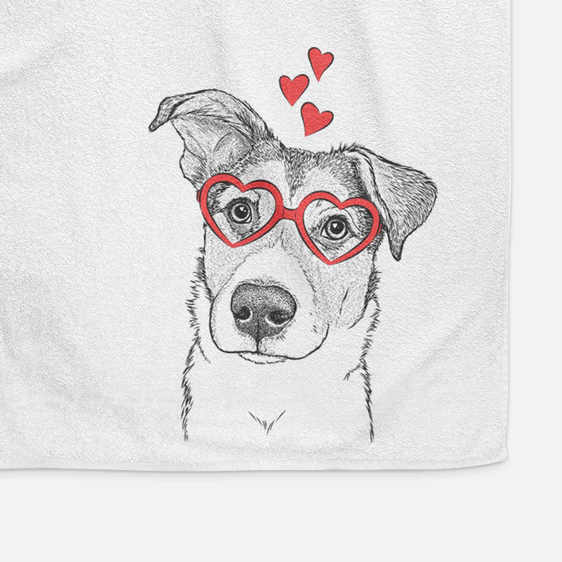 Leia the Mixed Breed Decorative Hand Towel