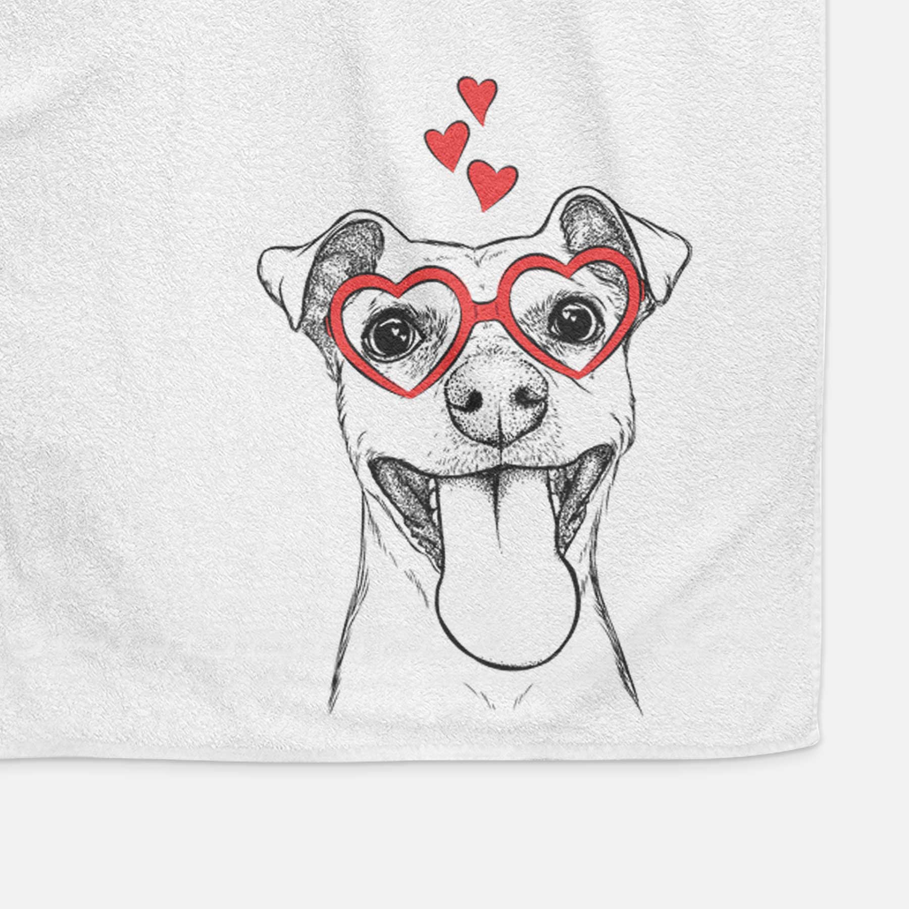 Lemmie the Mixed Breed Decorative Hand Towel