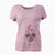 Valentine Lentil the French Bulldog - Women's V-neck Shirt