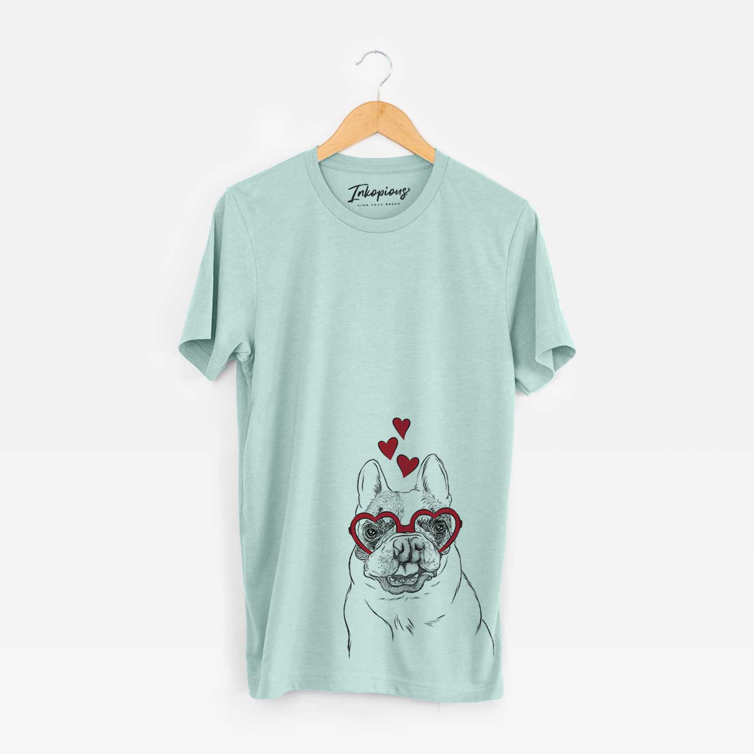 Lentil the French Bulldog - Bella Canvas Unisex Crewneck