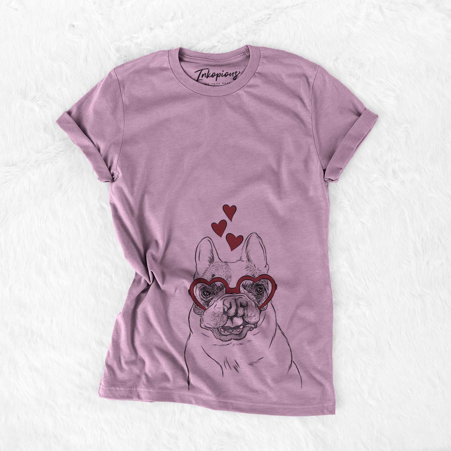 Lentil the French Bulldog - Bella Canvas Unisex Crewneck