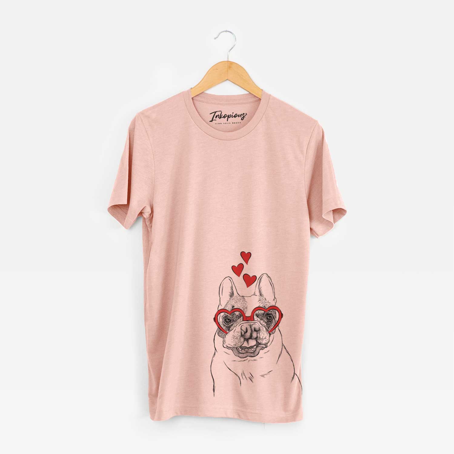 Valentine Lentil the French Bulldog - Unisex Crewneck