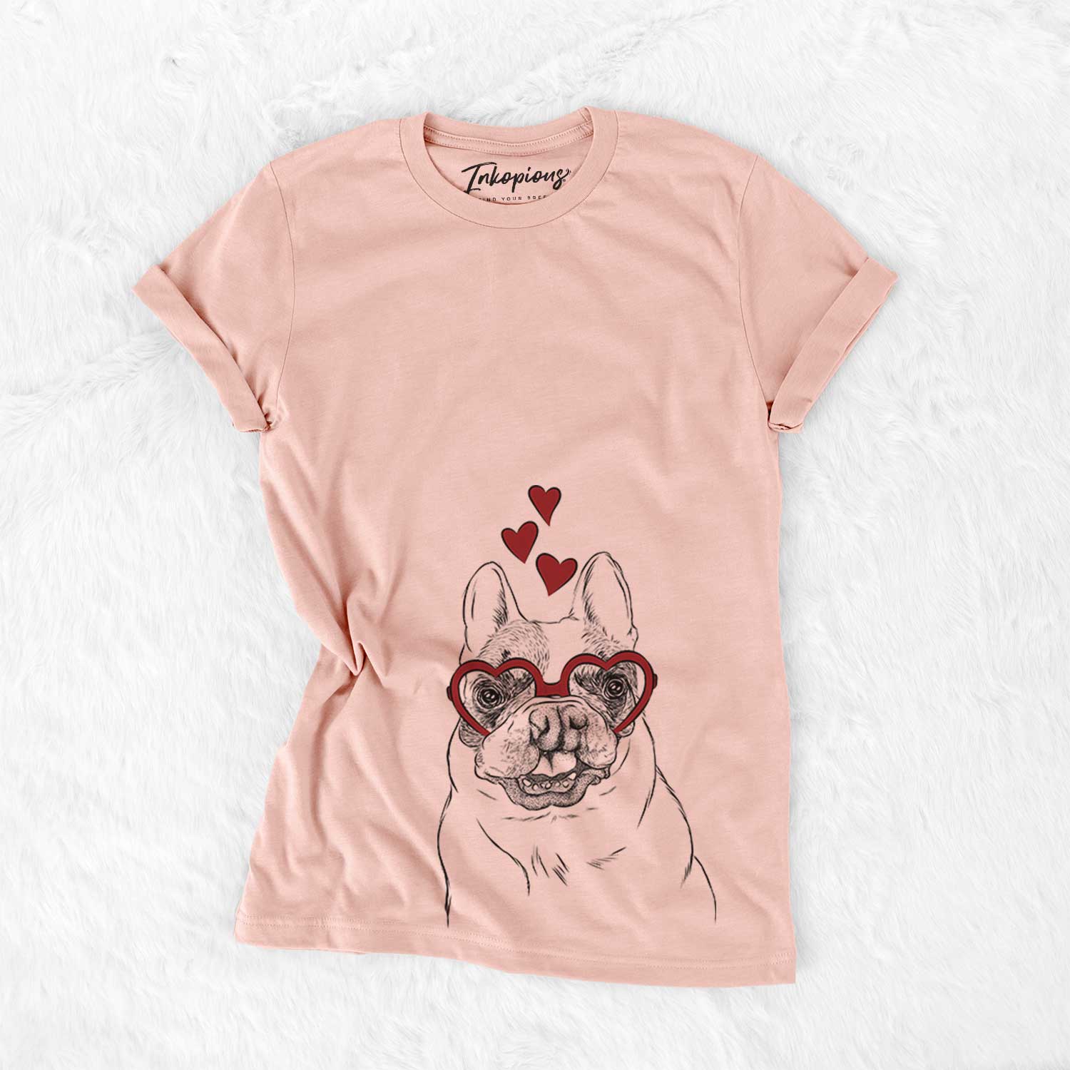 Lentil the French Bulldog - Bella Canvas Unisex Crewneck