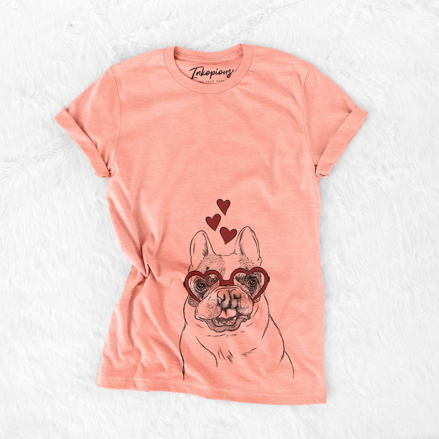 Lentil the French Bulldog - Bella Canvas Unisex Crewneck