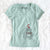 Valentine Leo the Poodle - Women's V-neck Shirt