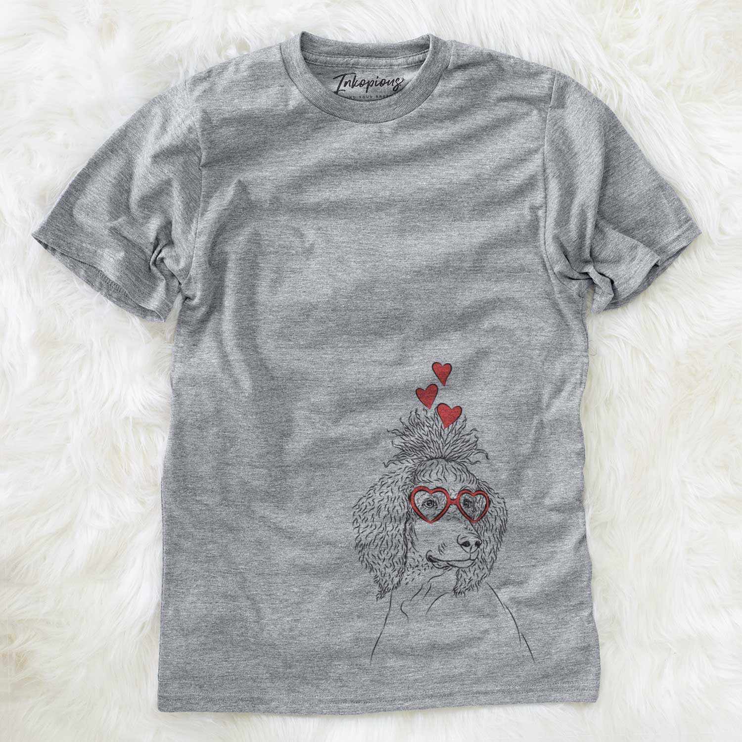 Valentine Leo the Poodle - Unisex Crewneck