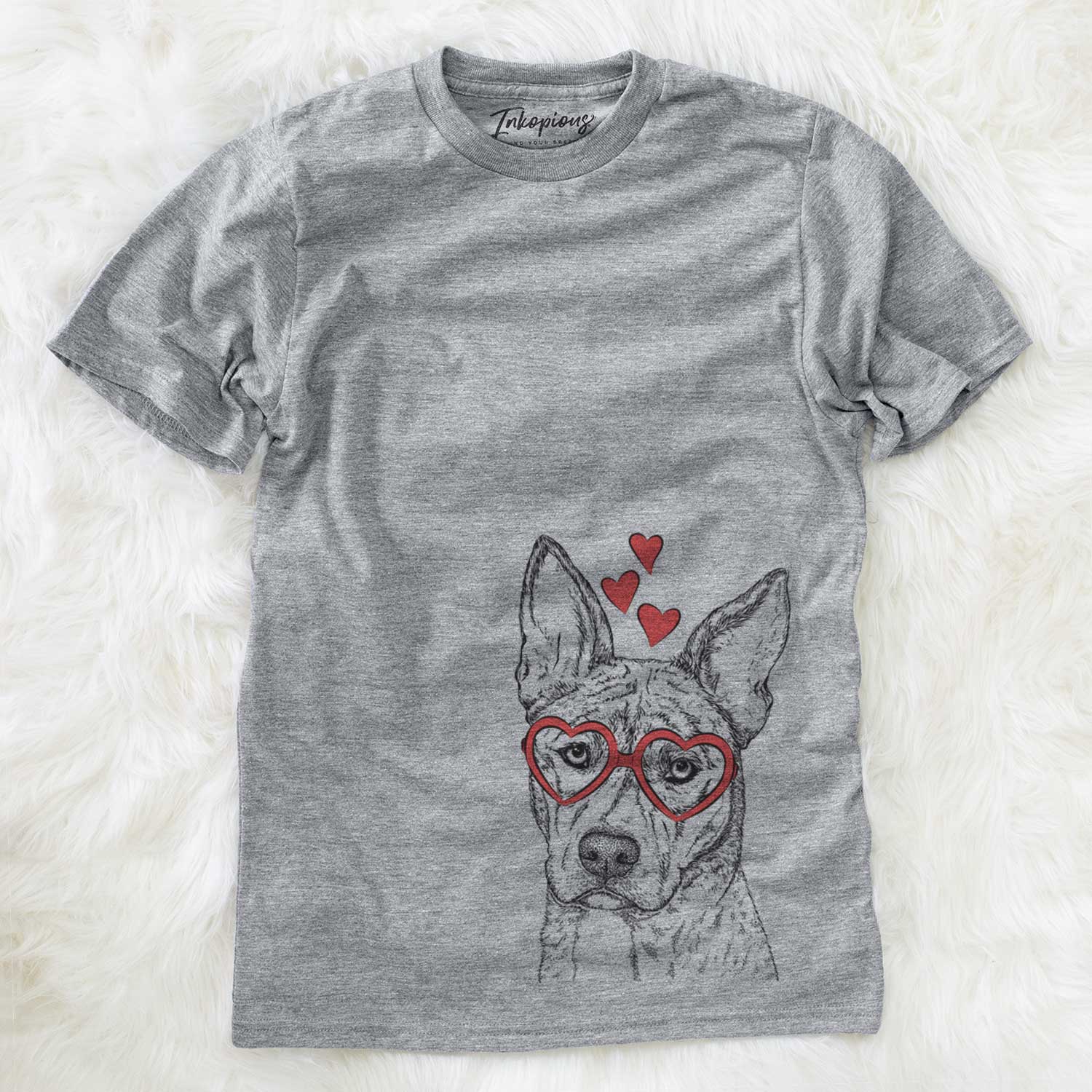 Valentine Leo the Ibizan Hound Bull Mastiff Mix - Unisex Crewneck